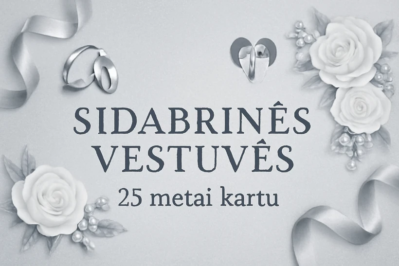 25 metų vestuvių metinės – Sidabrinės vestuvės