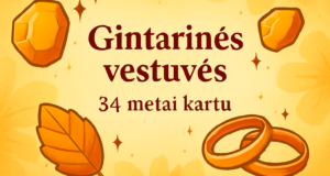 34-metu-vestuviu-metines-gintarines-vestuves