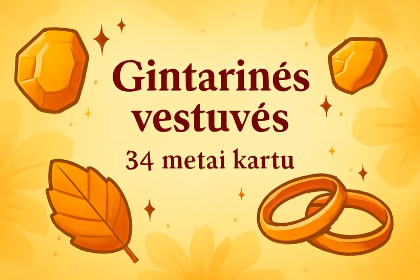 34-metu-vestuviu-metines-gintarines-vestuves