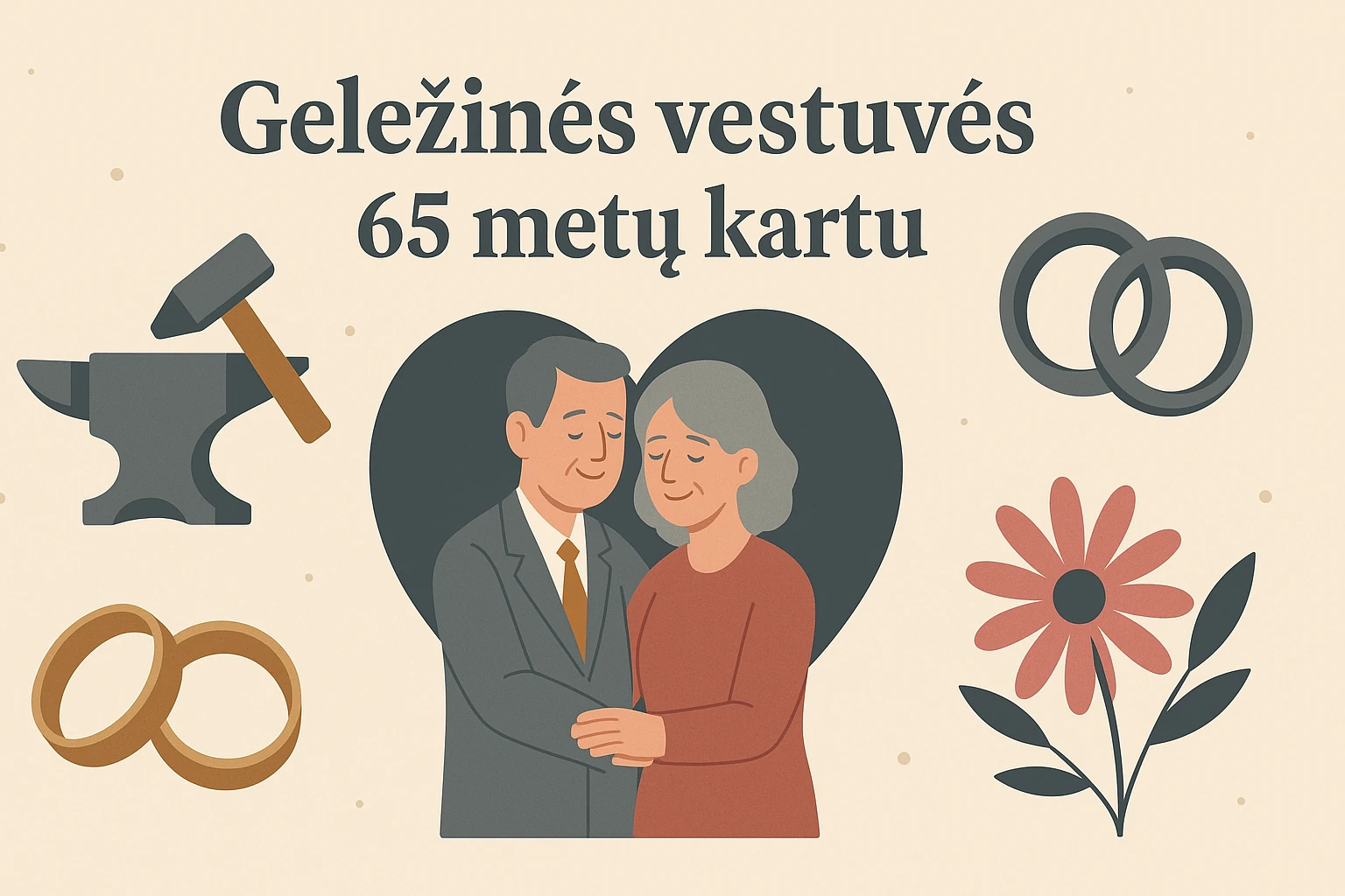 65 metų vestuvių metinės – Geležinės vestuvės