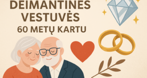 60 metų vestuvių metinės - Deimantinės vestuvės