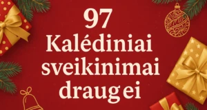 97 Kalėdiniai sveikinimai draugei