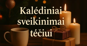 kalėdiniai sveikinimai tėčiui