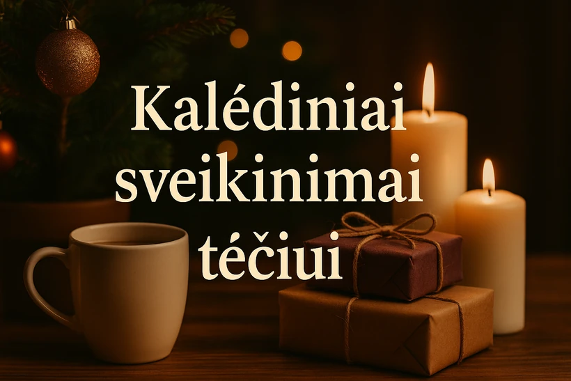 kalėdiniai sveikinimai tėčiui