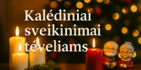 kalėdiniai sveikinimai tėveliams