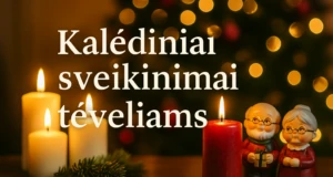 kalėdiniai sveikinimai tėveliams