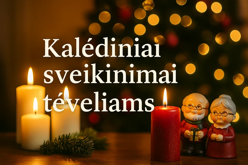 kalėdiniai sveikinimai tėveliams