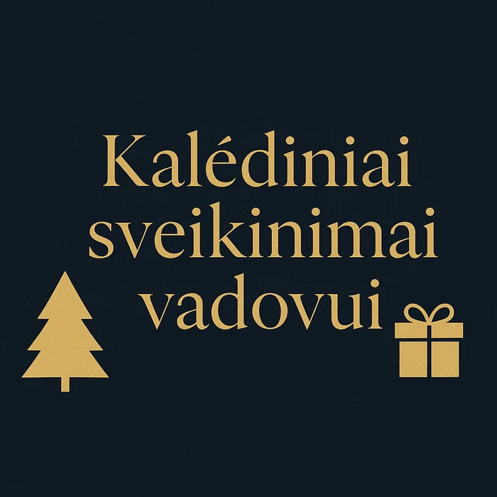 kalėdiniai sveikinimai įmonės vadovui- bosui