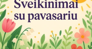 Sveikinimai su pavasariu