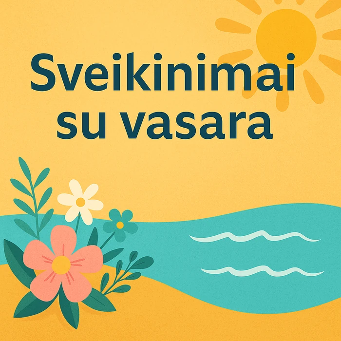 Sveikinimai su vasara