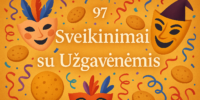 Sveikinimai su užgavėnėmis