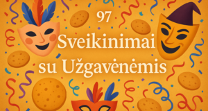 Sveikinimai su užgavėnėmis