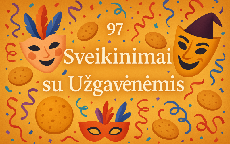 Sveikinimai su užgavėnėmis