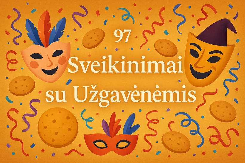 Sveikinimai su užgavėnėmis