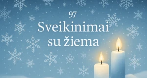 Sveikinimai su žiema