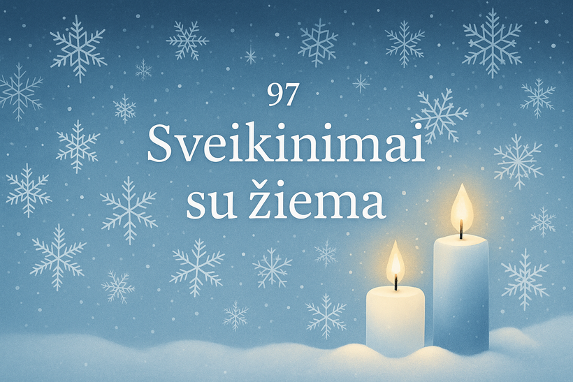 Sveikinimai su žiema