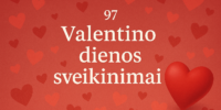Valentino dienos sveikinimai