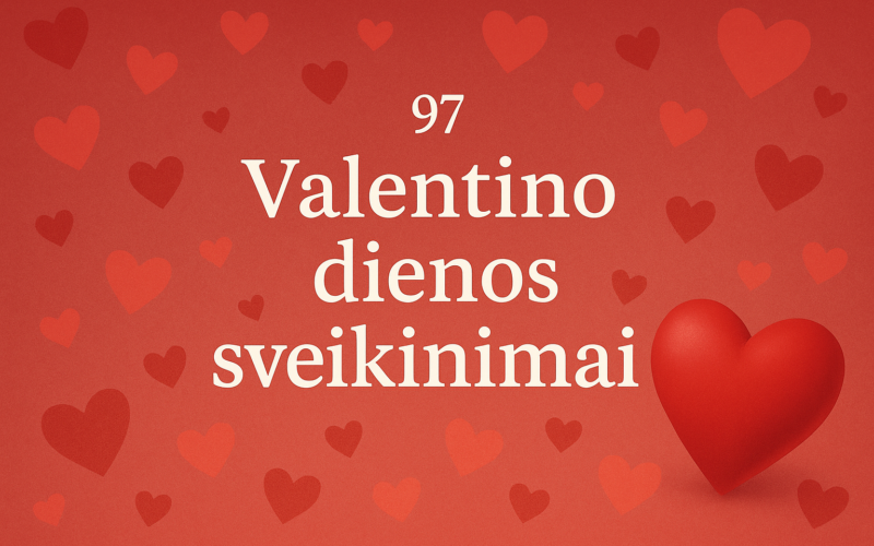Valentino dienos sveikinimai